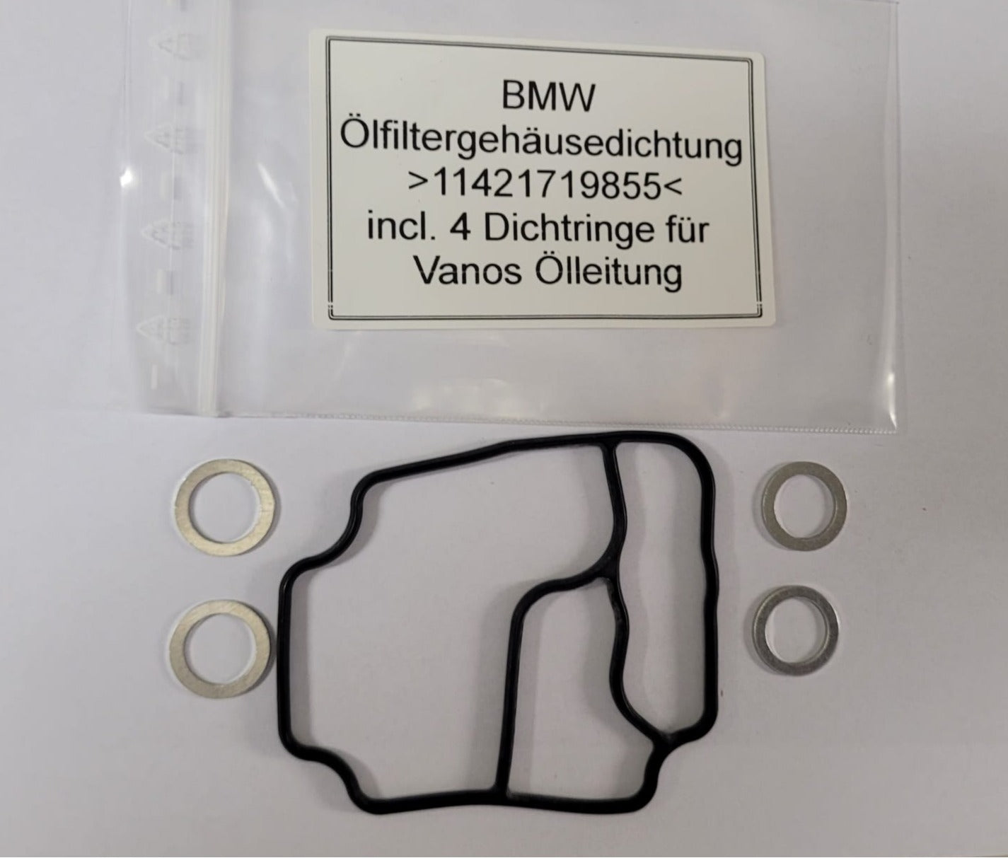 Ölfiltergehäusedichtung BMW Original M50TU, M52, M52TU, M54 >> 11421719855 <<